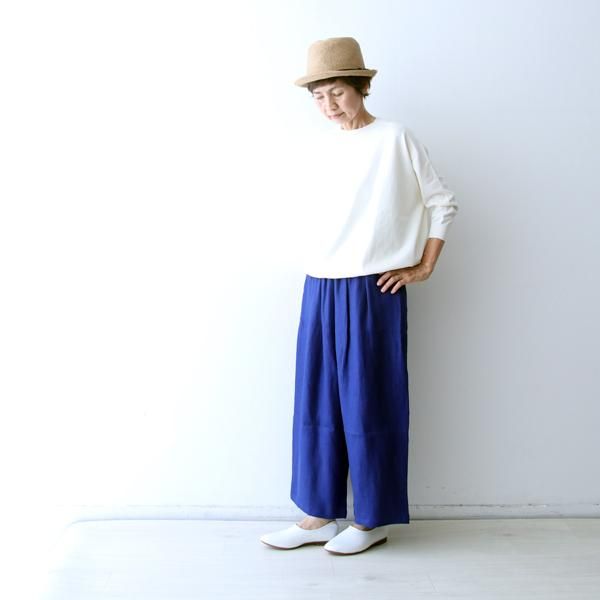 as it is クルーネック七分袖ニット - spoonful web shop