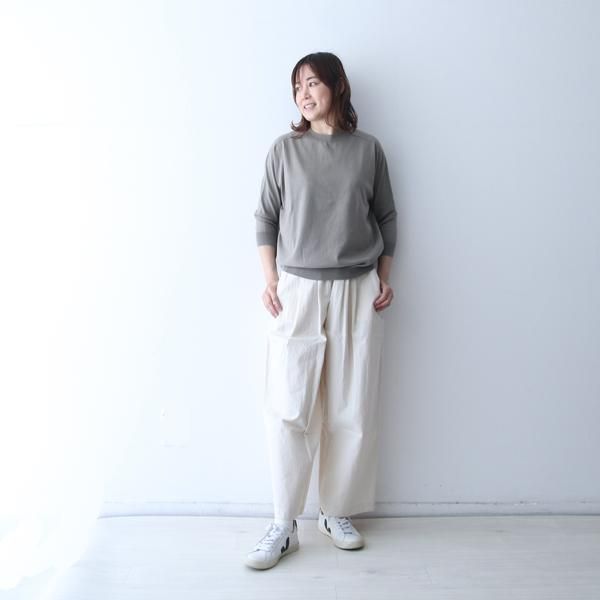 新品　Linenya as it is．クルーネック7分袖ニット　リネンヤ 楽天市場】Linenya（リネンヤ）クルーネック7分袖ニット : natural