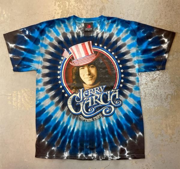 Jerry Garcia - 'Captain Trips' Vintage tie-dye T-shirt (New Jerry Garcia - 'Captain Trips' Vintage tie-dye T-shirt (New