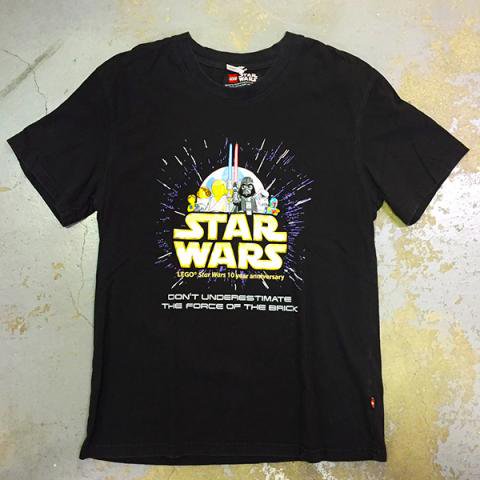 Star Wars - Star 10 year anniversary” T-shirts (Vintage Used - Bear's Choice Web Shop