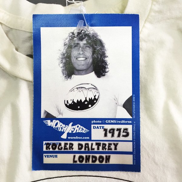 The Who (Roger Daltrey) - Rock Opera Tommy 1975 T-shirt - Bear's ...