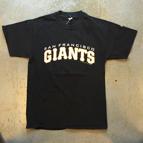 GIANTS - San Francisco Giants T-shirt on black (Vintage Used Clothing) -  Bear's Choice Web Shop