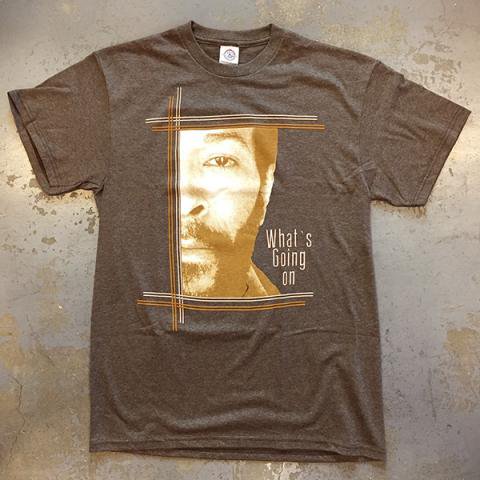 Marvin Gaye - “What's Going On 1971” T-shirt on heather brown (Sorry, Sold  Out!) - Bear's Choice Web Shop