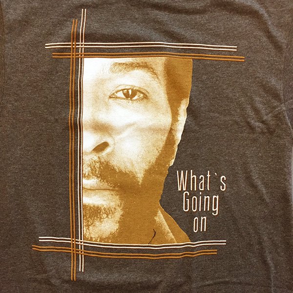 Marvin Gaye - “What's Going On 1971” T-shirt on heather brown (Sorry, Sold  Out!) - Bear's Choice Web Shop