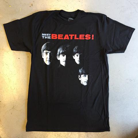 大人女性の ビートルズ 90s Meet ブラック 美品 Tシャツ Beatles The T 