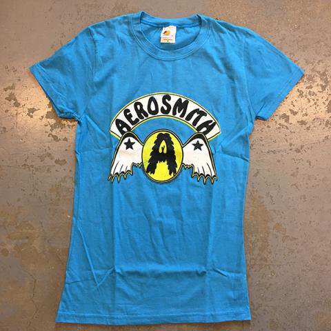 Aerosmith - Get Your Wings 1974 Babydoll on turquoise blue (Sorry