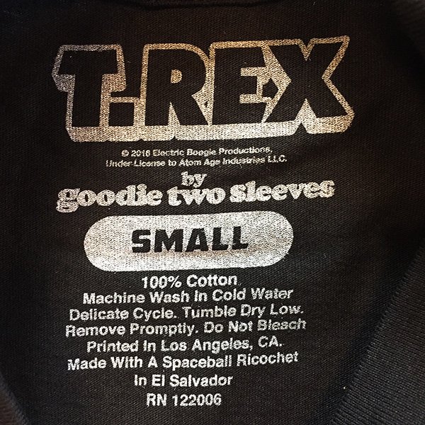 T. Rex (Marc Bolan) - Electric Warrior 1971 T-shirt on black