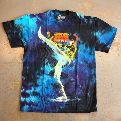 David Bowie - The Man Who Sold The World 1970 tie-dye T-shirt