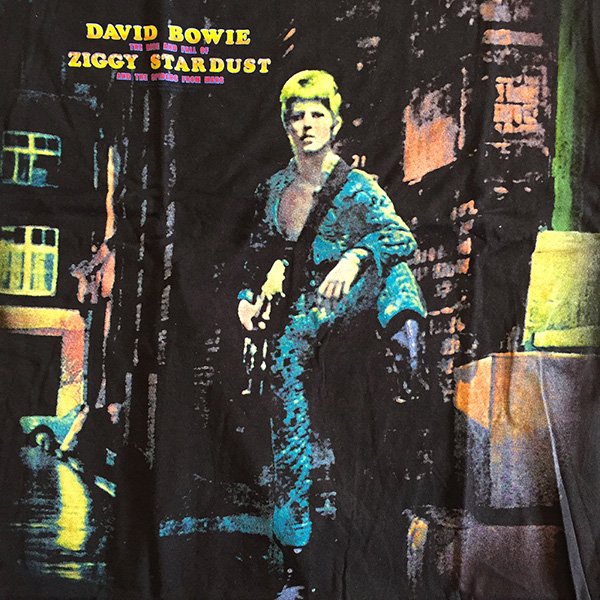 David Bowie - The Rise and Fall of Ziggy Stardust and the Spiders from Mars  1972 T-shirt - Bear's Choice Web Shop