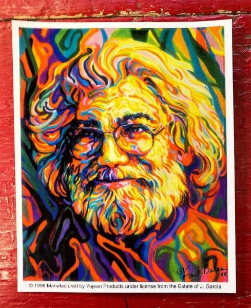 Grateful Dead - 'Jerry Garcia Portrait' Vintage Sticker (New