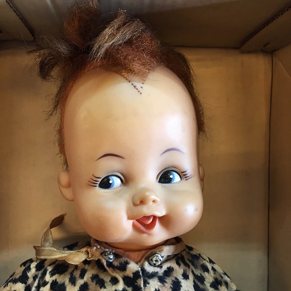 Flint Stone - Baby Pebbles Doll (60's Vintage Original Boxed) - Bear's  Choice Web Shop