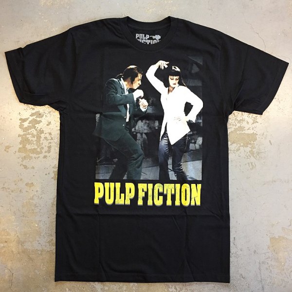 Pulp Fiction - Twist Dance Contest T-shirt on black - Bear's