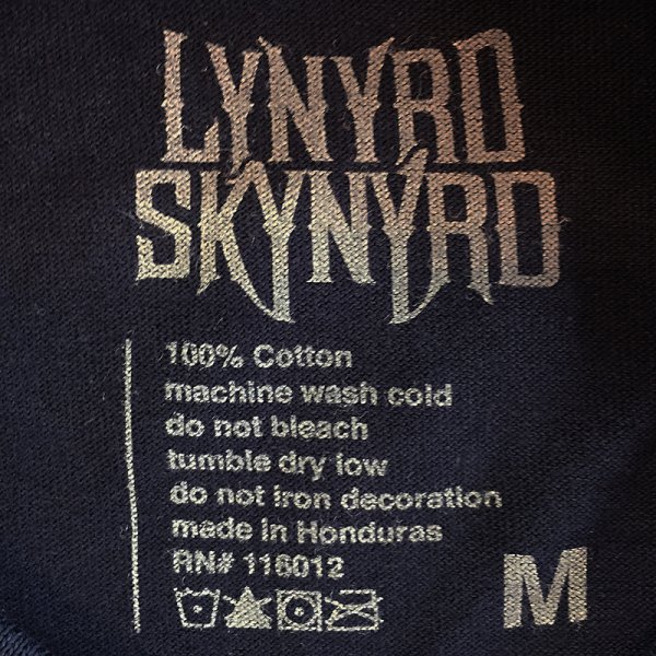 Lynyrd Skynyrd - Support Southern Rock T-shirt on navy - Bear's Choice Web  Shop