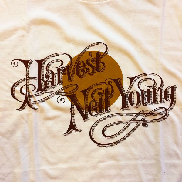 Neil Young - Harvest 1972 Organic T-shirt on natural (SOLD OUT!) - Bear's  Choice Web Shop