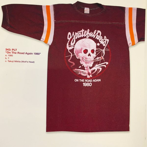 Grateful Dead - ON THE ROAD AGAIN 1980 Vintage Print T-shirt - Bear's  Choice Web Shop