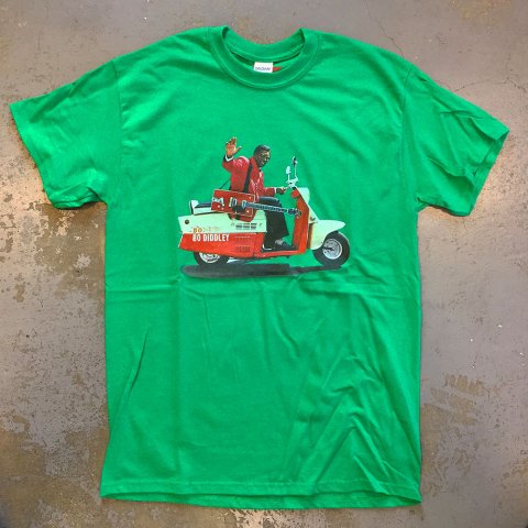 Bo Diddley - Have Guitar Will Travel 1960 T-Shirt on kelley green