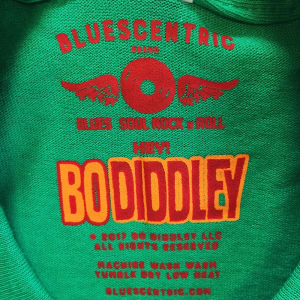 Bo Diddley - Have Guitar Will Travel 1960 T-Shirt on kelley green