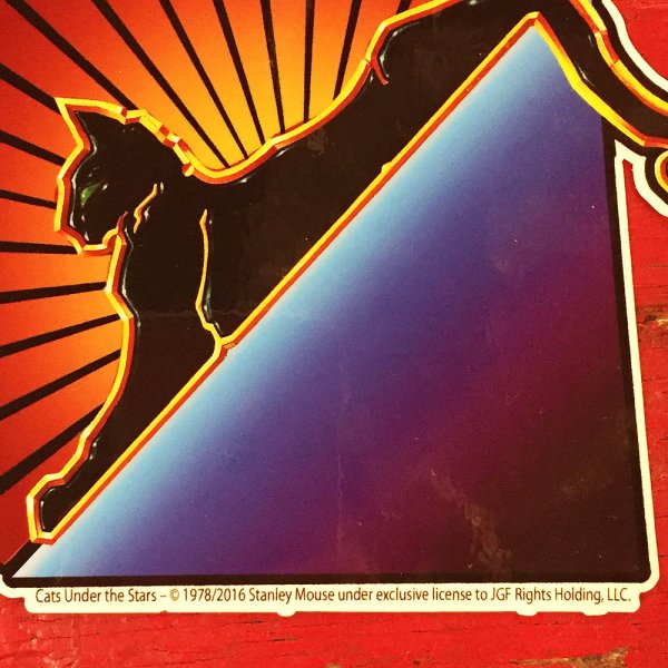 Jerry Garcia Band - Cats Under The Stars die-cut Sticker - Bear's Choice  Web Shop