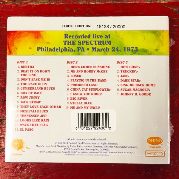 Grateful Dead　Dave's Picks Vol.32　3CD　新品