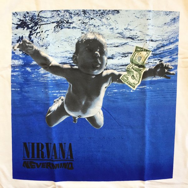 Nirvana - Nevermind 1991 second studio album T-shirt on white - Bear's  Choice Web Shop