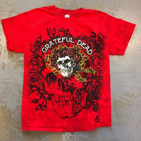 Grateful Dead - Crimson Red Bertha Tie-dye T-shirt - Bear's Choice Web Shop