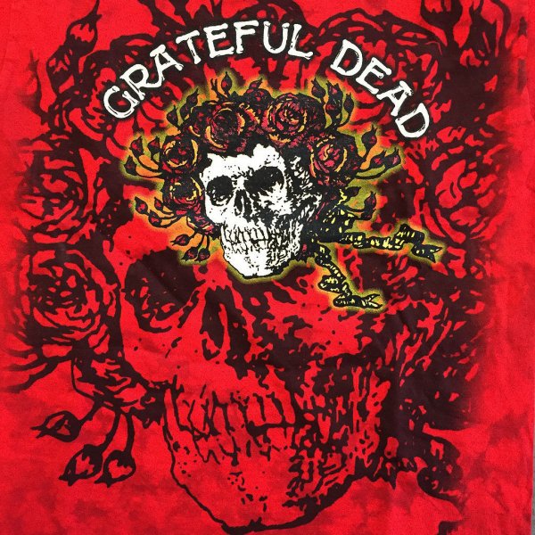 S112 グレイトフルデッド GRATEFUL DEAD 赤 レディース 小物 マフラー