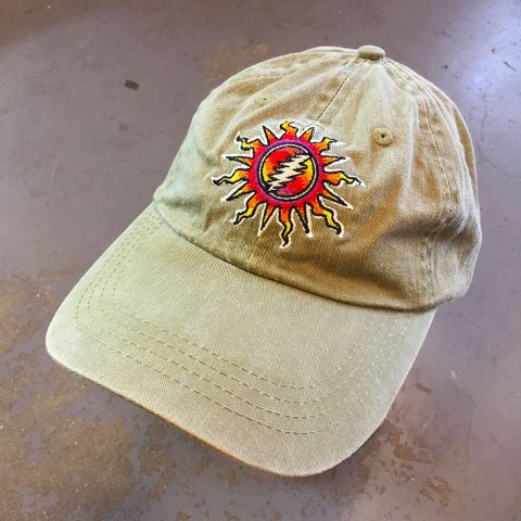 Grateful Dead - Sunshine Lightnin' Ball Cap (Tan) - Bear's Choice Web Shop