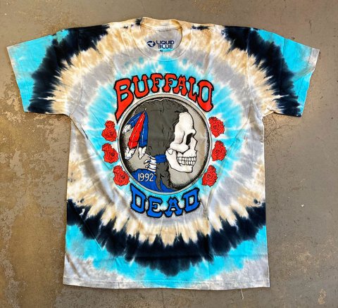 Grateful Dead - BUFFALO DEAD 1992 Tie-dye T-shirt - Bear's Choice