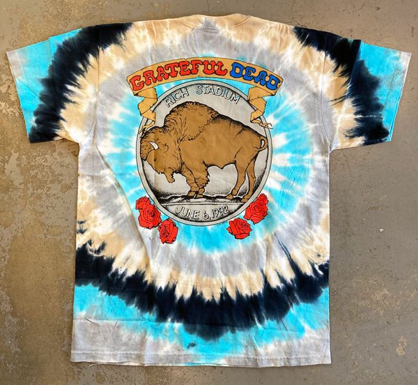 Grateful Dead   BUFFALO DEAD  Tie dye T shirt   Bear's Choice