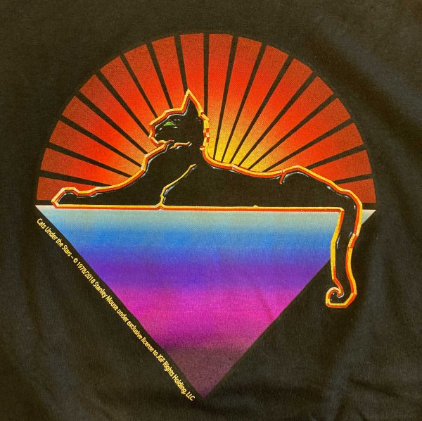 Jerry Garcia Band - Cats Under The Stars Long Sleeve T-shirt (Black) -  Bear's Choice Web Shop