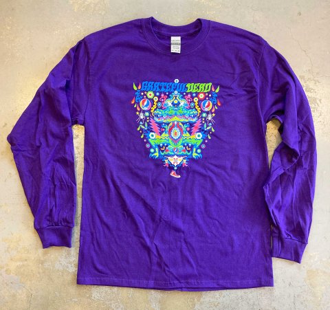 Grateful Dead - Alligator (Anthem Of The Sun) Long Sleeve T-shirt on purple  - Bear's Choice Web Shop