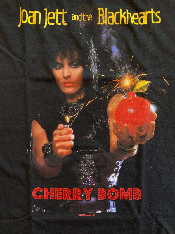 JOAN JETT u0026 The Blackhearts - CHERRY BOMB T-shirt on black - Bear's Choice  Web Shop