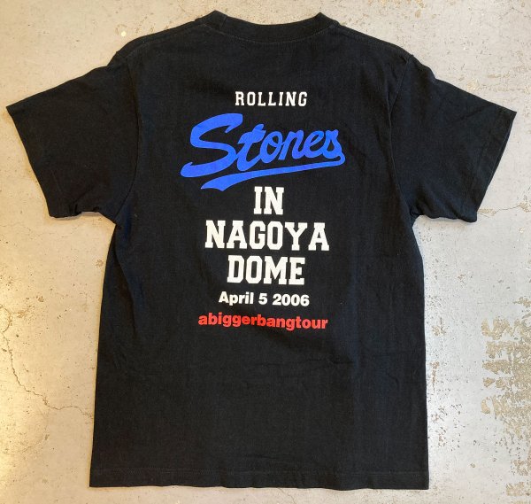 The Rolling Stones - A BIGGER BANG TOUR in Nagoya Dome 2006 T-shirt  (Vintage Used Clothing) - Bear's Choice Web Shop