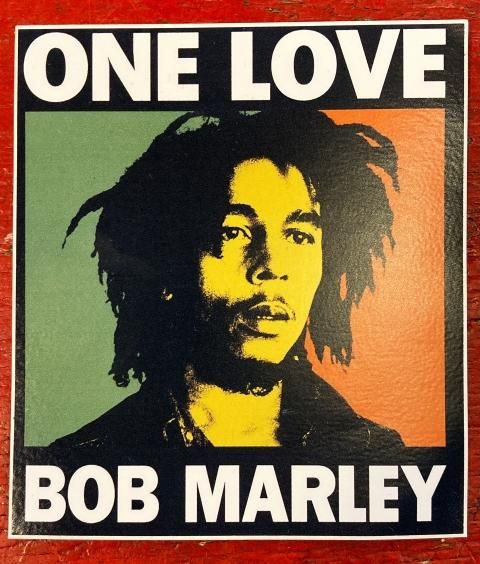 BOB MARLEY - ONE LOVE Sticker (S-303) - Bear's Choice Web Shop