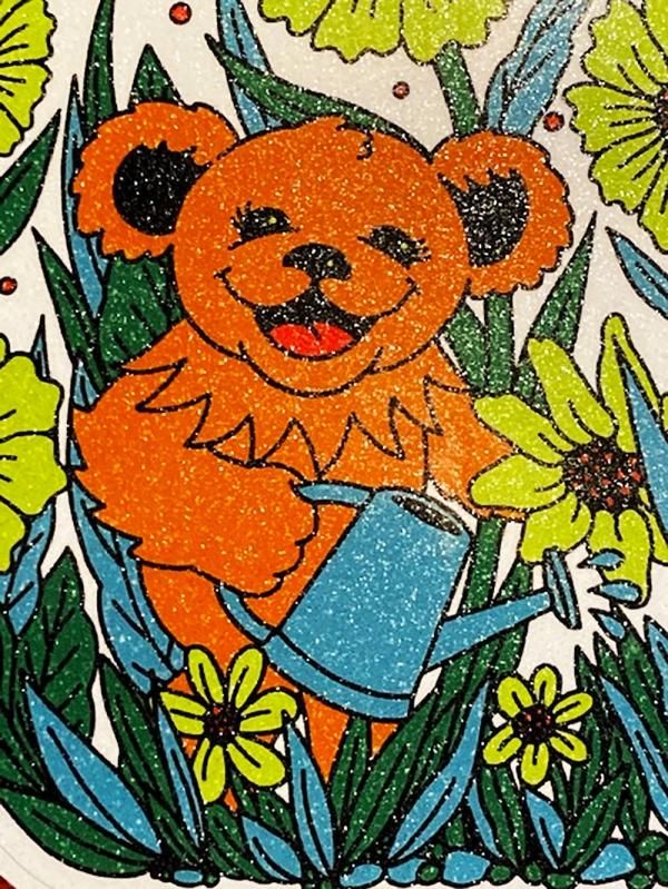 Grateful Dead - Let It Grow Bear Glitter-Sticker (GS-305