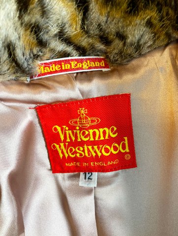 Vivienne Westwood 'Time Machine' Collection 1988 Faux fur Leopard