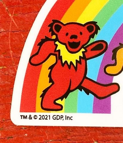 Grateful Dead - Rainbow Bears Sticker (GS-308) - Bear's