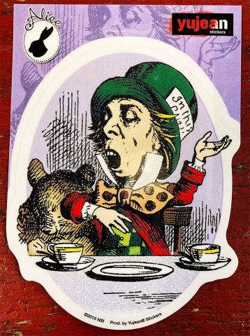 Alice in Wonderland - THE Mad Hatter Sticker (GS-312) - Bear's Choice Web  Shop