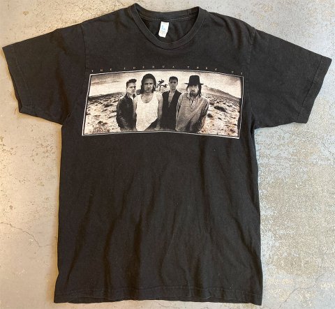 Kleding Gender-neutrale kleding volwassenen Zeldzame 80 's U2 Promo Joshua Tree met of zonder je Shirt T-Shirt maat L 50/50 Pop Rock T-shirt Bono powerpop 