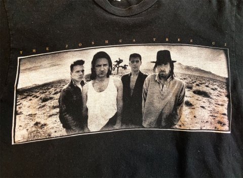 U2 - The Joshua Tree (Europe 1987) T-shirt (Vintage Used Clothing) - Bear's  Choice Web Shop