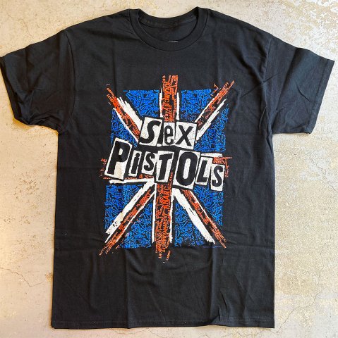 SEX PISTOLS - UNION JACK T-shirt on Black - Bear's Choice Web Shop