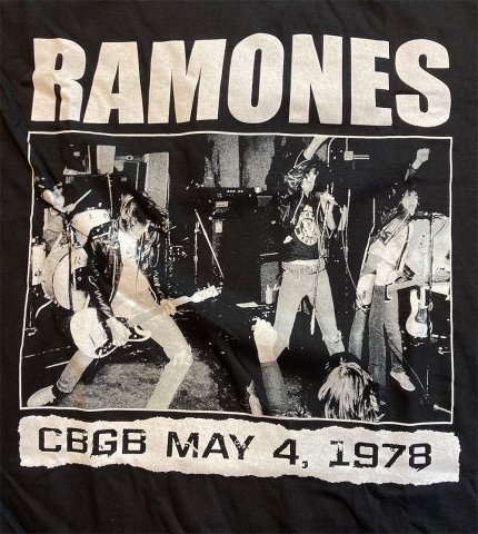 RAMONES - CBGB New York City 1978 Vintage Style T-shirt - Bear's Choice Web  Shop