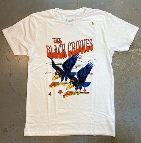 The Black Crowes - FLYING CROWES T-shirt on White - Bear's Choice Web Shop