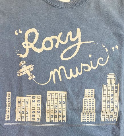 Roxy Music - Virginia Plain T-shirt on Blue Grey (Sorry, Sold Out