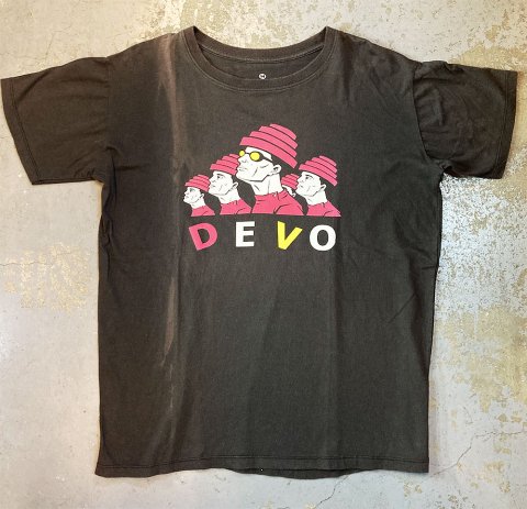 DEVO - We Are DEVO! Vintage Style T-shirt on Charcoal Grey (SOLD