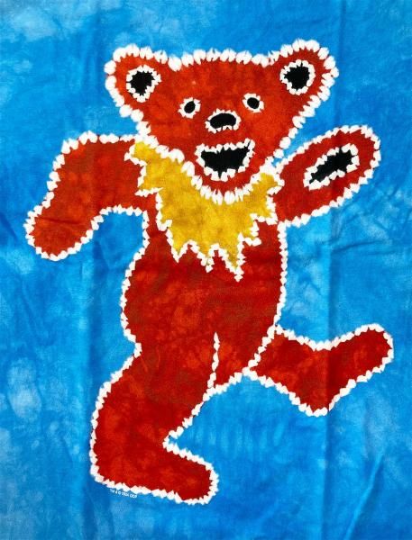 USA ヴィンテージ Grateful Dead BEAR タイダイ ベアトップ Grateful Dead - BIG RED BEAR Tie-Dye T-shirt - Bear's Choice