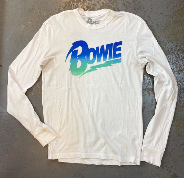 David Bowie - 'On Tour 1974' Long Sleeve T-shirt (Vintage Used Clothing) -  Bear's Choice Web Shop