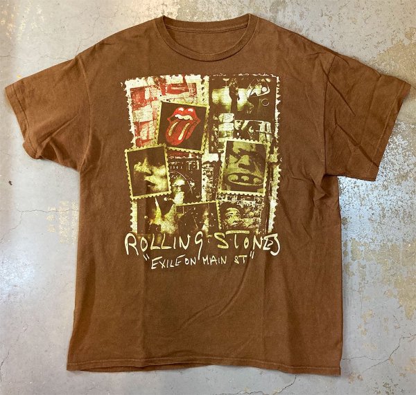 The Rolling Stones - Exile On Main St. 1972 T-shirt (Vintage Used Clothing)  - Bear's Choice Web Shop