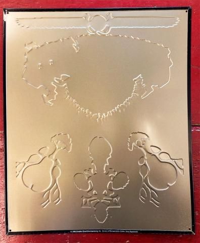 即日発送 Dead Grateful - Poster Print Metal Embossed 'AOXOMOXOA' ミュージシャン