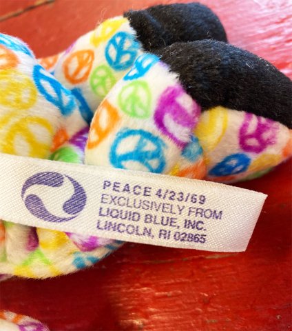 Grateful Dead Bean Bear Collectables - PEACE - Bear's Choice Web Shop